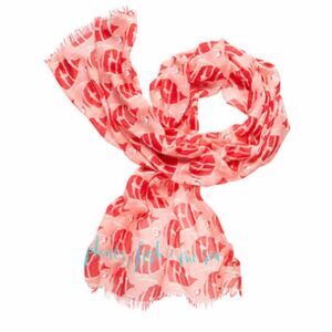 Kate Spade Long Dive Right In Scarf Geranium